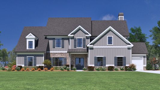 New construction Single-Family house 2120 Stonegate Wy, Monroe, GA 30656 plan (GA)Woodmont A.1 3 Side Entry - image