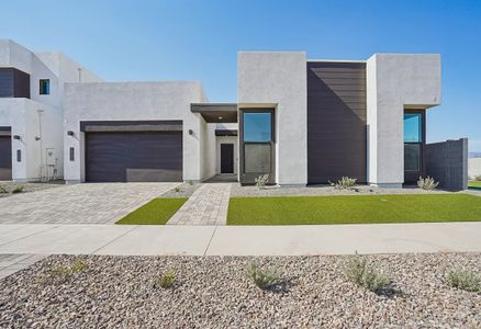 New construction Single-Family house 10454 E Unity Ave, Mesa, AZ 85212 plan 5014 Elevation F - image