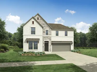 New construction Single-Family house 410 Universal Dr, Hutto, TX 78634 plan Claret | Prairie Winds - image