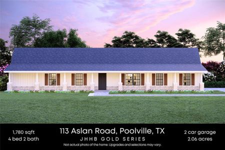 New construction Single-Family house 113 Aslan Road, Poolville, TX 76487 - photo 0