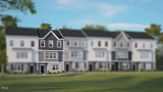 New construction Townhouse house 713 Lucky Clover Wy, Fuquay Varina, NC 27526 plan Hadleigh - image