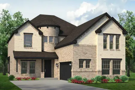 New construction Single-Family house 8916 Amistad Ln, Denton, TX 76226 plan Chessel JS - image