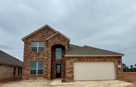 New construction Single-Family house 539 Bluebell Maiden Ct, Magnolia, TX 77354 Larkspur II- photo 0