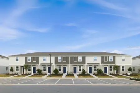 New construction Townhouse house 2936 Skyline Lp, Kissimmee, FL 34758 plan Hazel - image