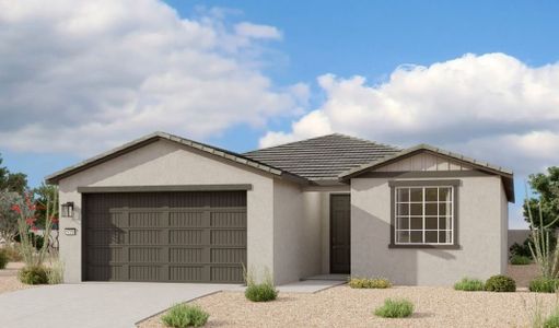 New construction Single-Family house 2341 Wagon Wheel Lane, Queen Creek, AZ 85140 Marigold Homeplan- photo 0