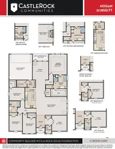 New construction Single-Family house 2033 Blue Moon Bay, Mesquite, TX 75181 plan Hogan - image 3