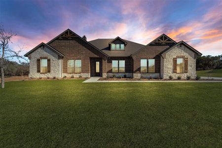 New construction Single-Family house 140 Oak Grove Wy, Springtown, TX 76082 plan Cedar Sage - image