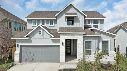 New construction Single-Family house 224 Montecido Dr, Liberty Hill, TX 78642 plan Maddy - image