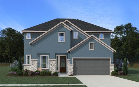 New construction Single-Family house 10022 Red Knot St, Mont Belvieu, TX 77523 plan Shenandoah 50′ Lot - image