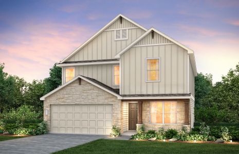 New construction Single-Family house 336 Tree Nut Loop, Buda, TX 78610 Sandalwood- photo 0