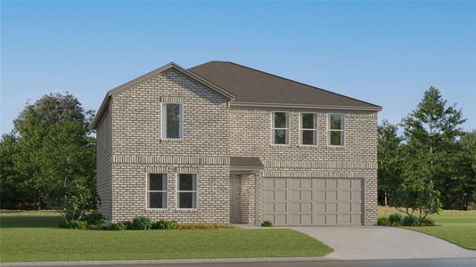 New construction Single-Family house 317 Stratus Ln, Hutto, TX 78634 plan Mantle - image