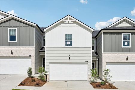 New construction Townhouse house 7842 Marie Wy, Fairburn, GA 30213 plan Jewel - image