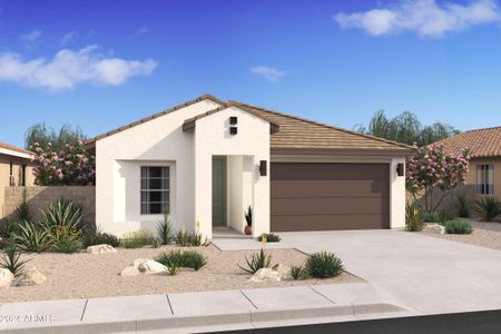 New construction Single-Family house 16745 N Lunar Street, Maricopa, AZ 85138 Clyde- photo 0