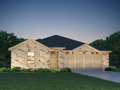 New construction Single-Family house 138 Greenspire Ln, Hutto, TX 78634 The Oleander (C401)- photo 0