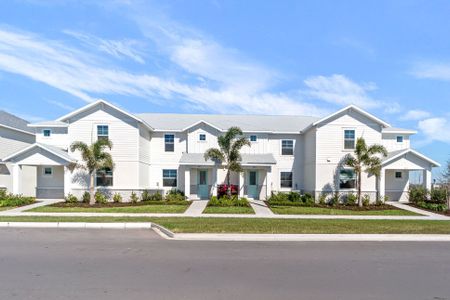 New construction Townhouse house 8015 Seaflower Pkwy, Bradenton, FL 34210 plan Bay Harbor - Townhomes - image