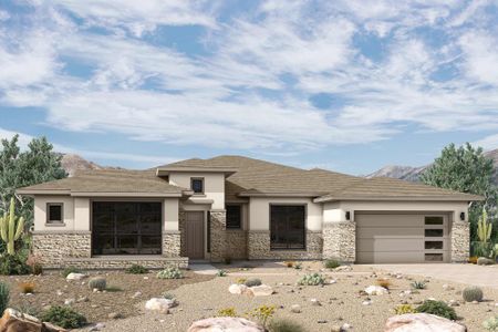 New construction Single-Family house 4125 W Prospector Wy, Buckeye, AZ 85396 plan The Solero - image