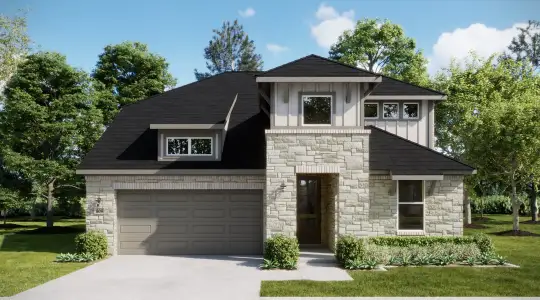 New construction Single-Family house 2200 Shamrock Ln, Weatherford, TX 76085 plan Retreat - image