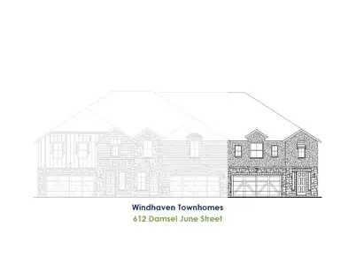 New construction Single-Family house 612 Damsel June St, Unit 6A, Lewisville, TX 75056 plan TH Building 12 Unit 3 W - image