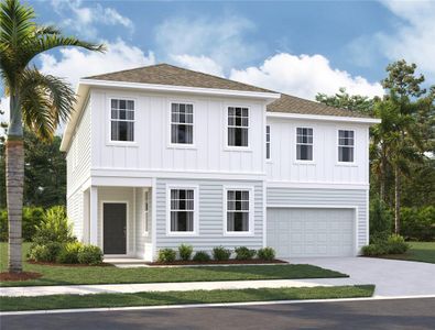 New construction Single-Family house 2262 Broadbrook Dr, St. Cloud, FL 34771 Moseley II Homeplan- photo 0