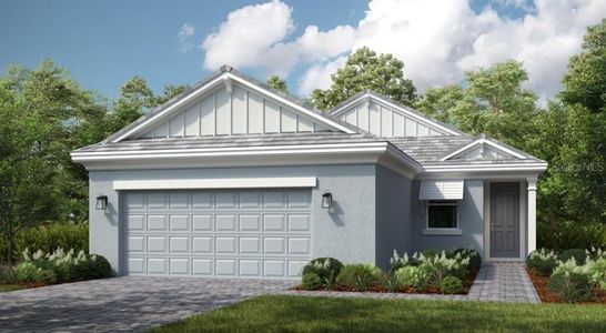 New construction Single-Family house 7821 Coral Sea Ln, Palmetto, FL 34221 plan Milan - image
