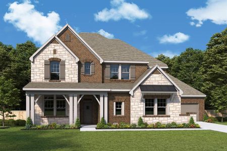 New construction Single-Family house 2312 Northshore Trl, Lakewood Village, TX 75068 plan The Ranchwood - image