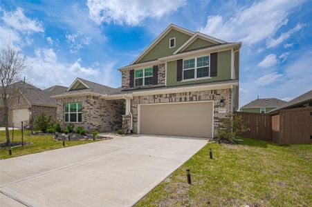 New construction Single-Family house 8619 Jetty Glen Dr, Cypress, TX 77433 plan Barbosa - Smart Series - image