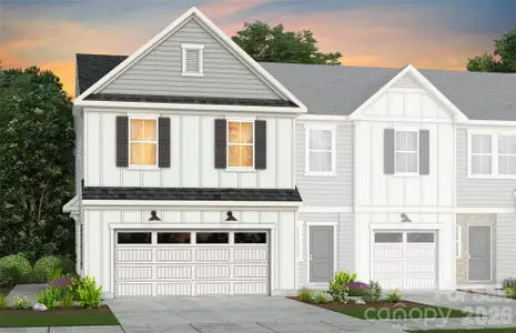 New construction Townhouse house 14050 Steller St, Charlotte, NC 28269 plan Carson - image