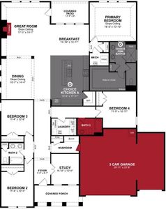 Beazer Homes Hurricane Creek Driftwood plan