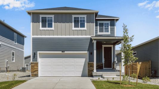 New construction Single-Family house 715 Ayrshire Rd, Johnstown, CO 80534 plan Edmon - image