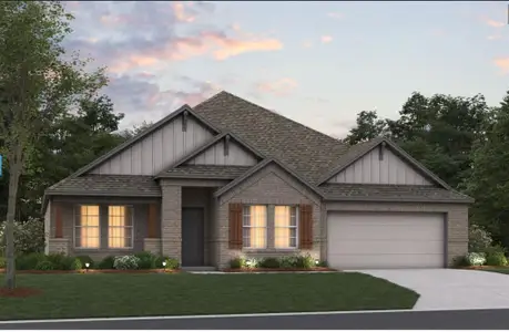 New construction Single-Family house 150 Hudson Ln, Justin, TX 76247 plan Sheldon - 50' Smart Series - image