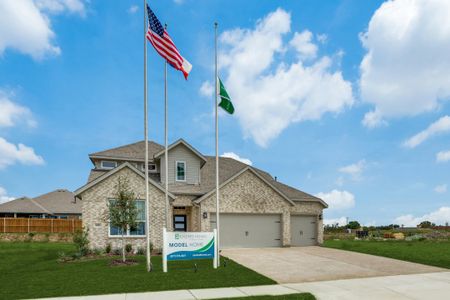 New construction Single-Family house 516 Lakeway Lane, Justin, TX 76247 Wimberly- photo 0