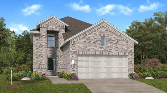 New construction Single-Family house 28922 Great Canyon Drive, Hockley, TX 77447 Hawthorn TX- photo 0