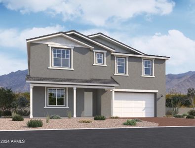 New construction Single-Family house 7659 W Tether Trl, Peoria, AZ 85383 Diamond Homeplan- photo 0 0