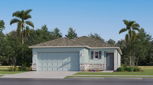 New construction Single-Family house Palm Bay, FL 32909 plan Belmont II - image