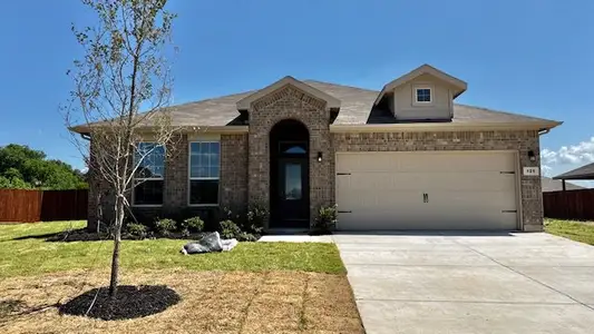 New construction Single-Family house 122 Plover Pl, Rhome, TX 76078 plan CROWNPOINT - image