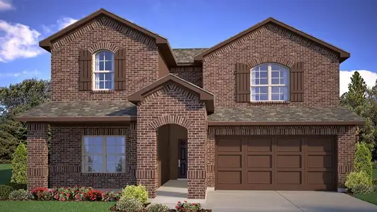 New construction Single-Family house 144 Stanton Ave, Rhome, TX 76078 plan GLENWOOD - image