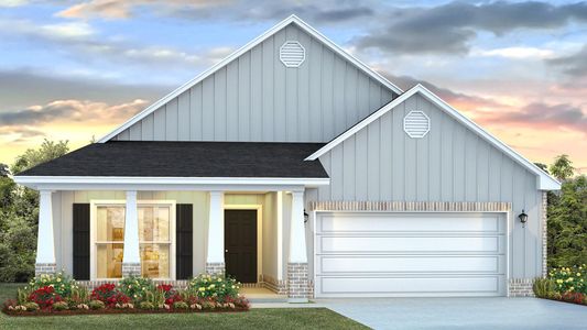 New construction Single-Family house 36 Gray Owl Dr E, Freeport, FL 32439 plan Delray - image