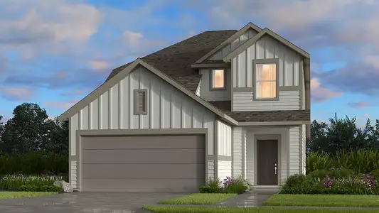 New construction Single-Family house 14005 August Gallop Ln, Del Valle, TX 78617 Rhapsody 2- photo 0