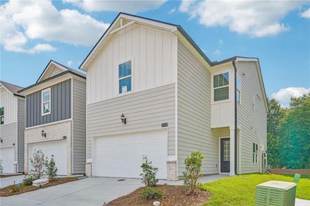 New construction Townhouse house 7834 Marie Wy, Fairburn, GA 30213 plan Oakland - image