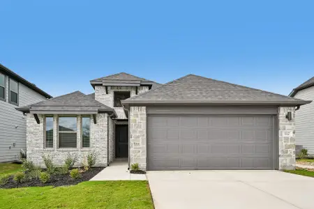 New construction Single-Family house 112 Melrose St, Hutto, TX 78634 plan Diamond | Prairie Winds - image