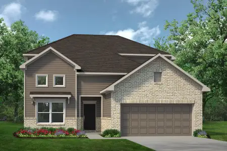 New construction Single-Family house 32434 Slender Spreadwing Dr, Fulshear, TX 77441 plan The Princeton II - image