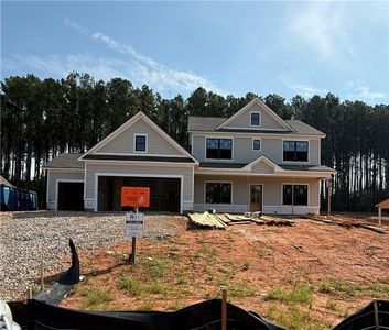 New construction Single-Family house 348 Weslyn Dr, Social Circle, GA 30025 plan (GA) Brooks A.1 3 Front Entry - image