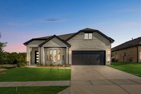 New construction Single-Family house 155 Wild Oak Gln, Lavon, TX 75166 Willow II- photo 0