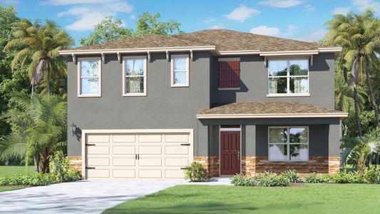 New construction Single-Family house 1872 Southbury Dr, Kissimmee, FL 34744 plan Hayden - image
