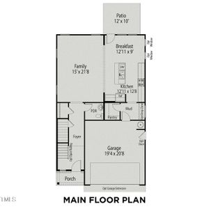 The Gavin B Floor Plan 1