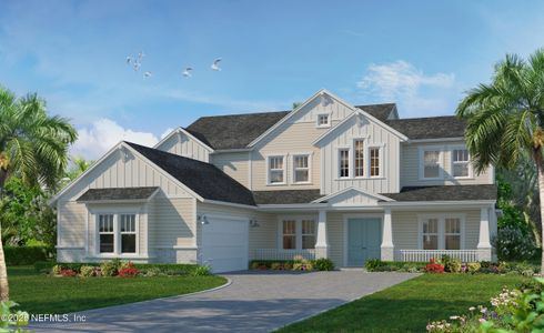 New construction Single-Family house 607 Chestnut Oak Rd, St. Augustine, FL 32092 plan Augusta  - image