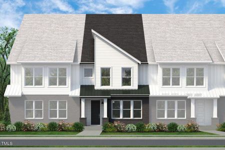 New construction Townhouse house 2415 Adrift Road, Fuquay Varina, NC 27526 Luna- photo 0