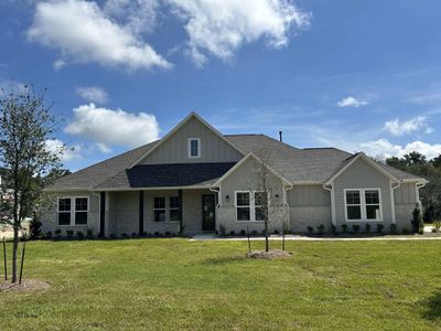 New construction Single-Family house 9557 Old Cedars Dr, Plantersville, TX 77363 Plan 3385- photo 0