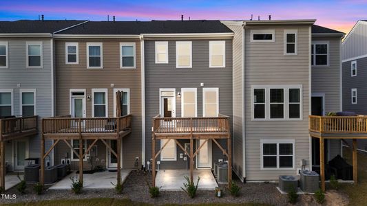 New construction Townhouse house 833 Parc Townes Drive, Wendell, NC 27591 Linville- photo 30 30