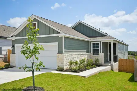 New construction Single-Family house 1209 Lavender Wy, Georgetown, TX 78628 plan Fresno - image